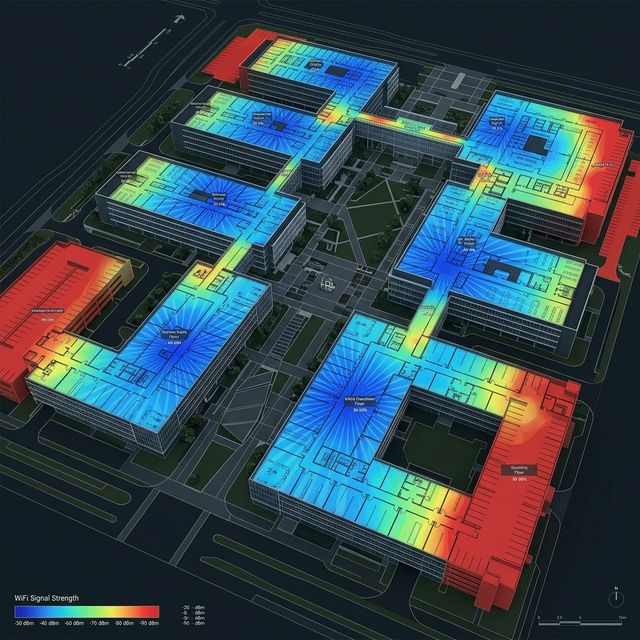 WiFi Network Design with Predictive Heatmaps: Before Installing a Single AP