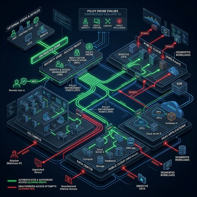 Zero Trust Architecture: The Security Philosophy That Assumes You're Already Compromised