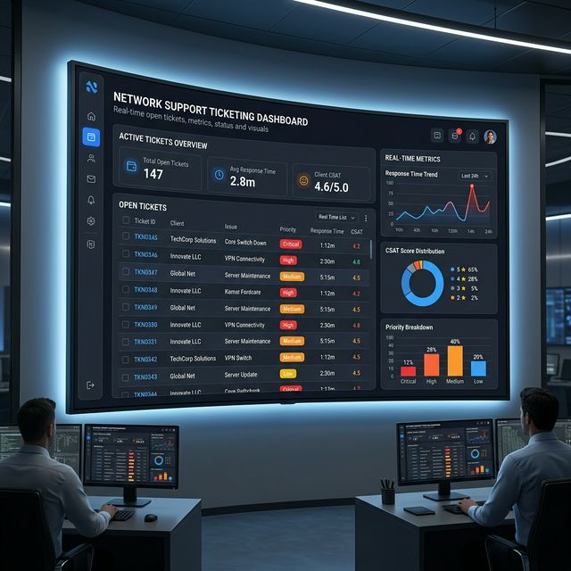 Specialized Technical Help Desk: Network Support by Certified UniFi Engineers